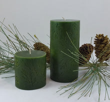 Load image into Gallery viewer, Balsam &amp; Cedar Pillar Candle