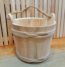 Load image into Gallery viewer, Wooden Sauna Bucket - XL