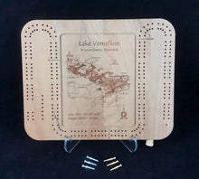 Load image into Gallery viewer, Cribbage Board - Select Minnesota Lakes