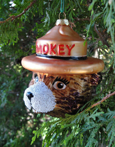 Smokey Bear Head Ornament