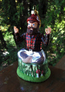 Yoga Lumberjack Ornament