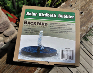 Solar Birdbath Bubbler