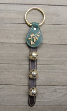 Load image into Gallery viewer, Bells on Leather Strap - Pinecones