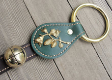 Load image into Gallery viewer, Bells on Leather Strap - Pinecones