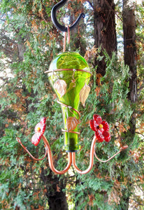 Ruby Fountain Junior Hummingbird Feeder - Green