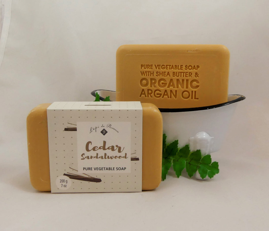 Cedar Sandalwood French Soap