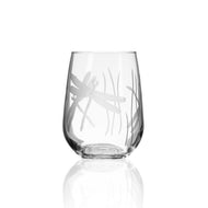 17oz Stemless Wine Glass - Dragonfly