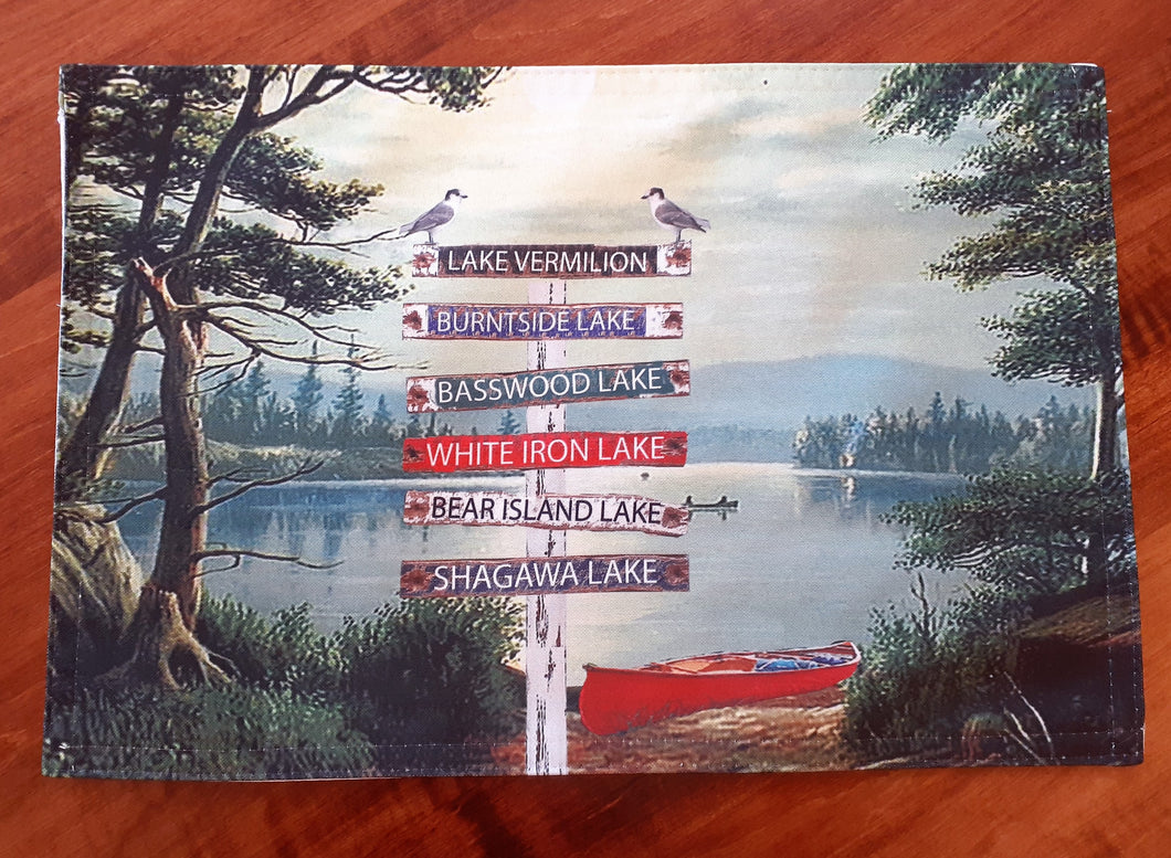 Lake Signs Placemat Set