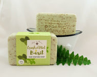 Crushed Mint & Basil French soap