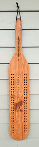 Paddle Cribbage Board - Walleye