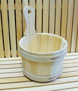 Wood Sauna Bucket - Large