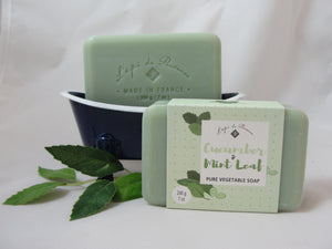 Cucumber & Mint Leaf French Soap