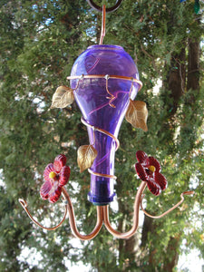 Ruby Fountain Jr Hummingbird Feeder - Purple