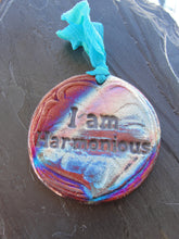 Load image into Gallery viewer, Lotus - Raku Medallion