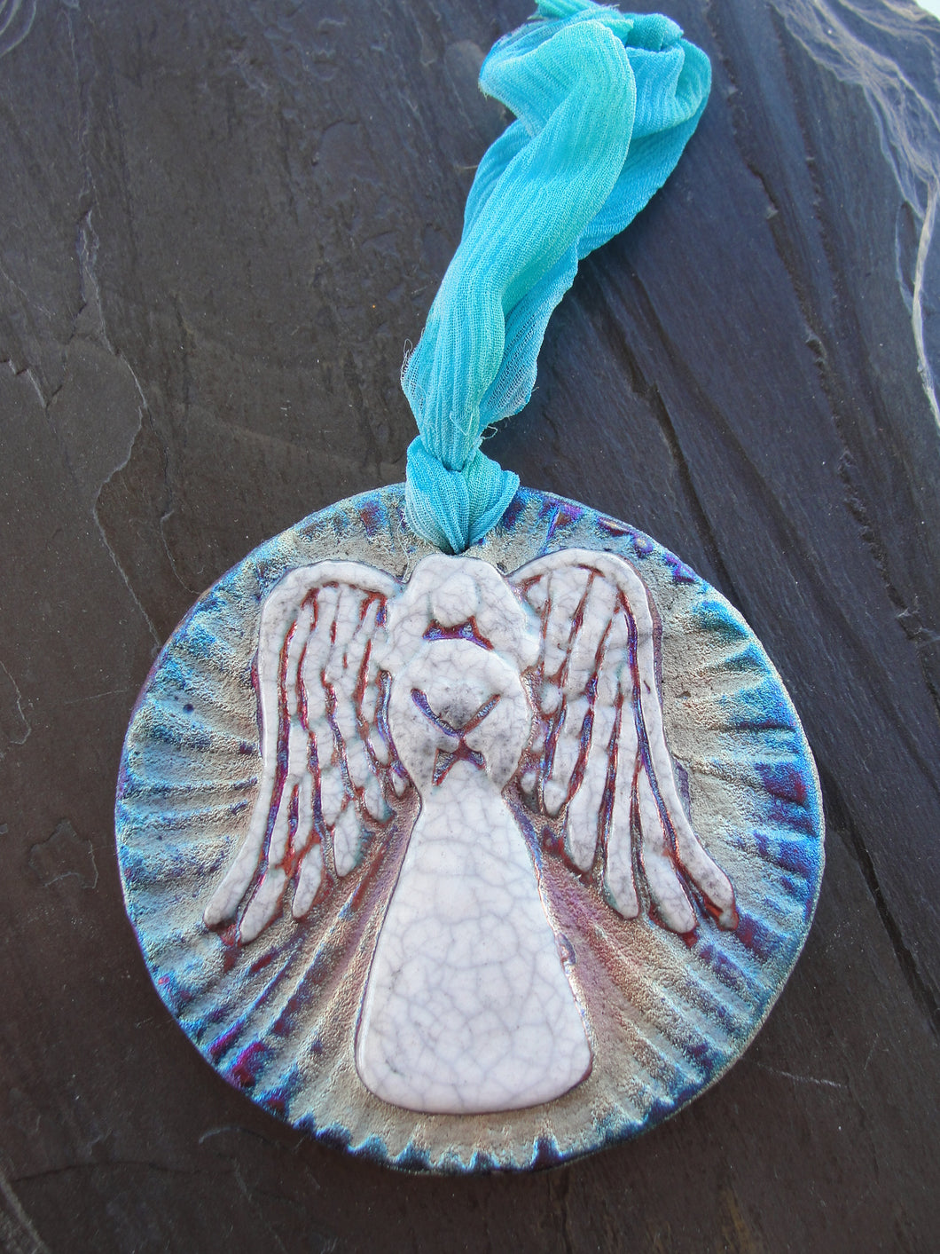 Angel - Raku Medallion