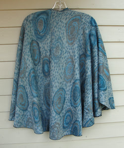 Cashmere Shawl - Reversible - Blue #22