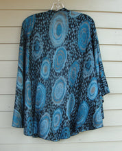 Load image into Gallery viewer, Cashmere Shawl - Reversible - Blue #22