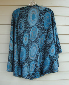 Cashmere Shawl - Reversible - Blue #22