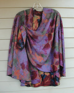 Cashmere Shawl- Reversible - Purple #18