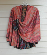 Load image into Gallery viewer, Cashmere Shawl - Reversible -  Stained Glass #6