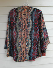 Load image into Gallery viewer, Cashmere Shawl - Reversible -  Stained Glass #6