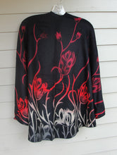 Load image into Gallery viewer, Cashmere Shawl - Reversible - Red, Black &amp; White #39
