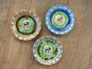 Ceramic Crackle Glaze Dish