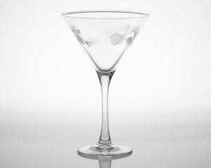 10oz Martini Glass - Icy Pine