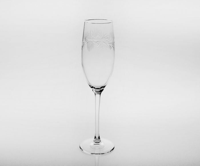 8oz Flute Glass - Icy Pine