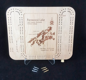 Cribbage Board - Select Minnesota Lakes