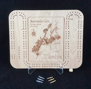 Cribbage Board - Select Minnesota Lakes