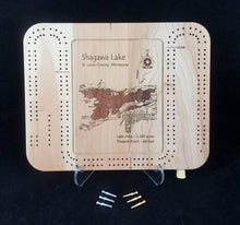 Load image into Gallery viewer, Cribbage Board - Select Minnesota Lakes