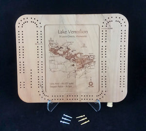 Cribbage Board - Select Minnesota Lakes